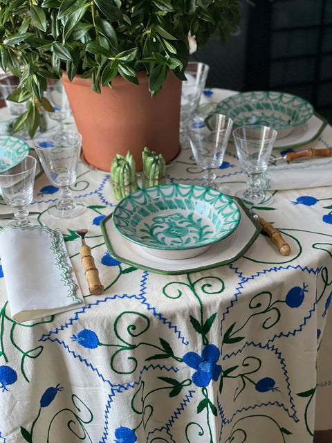 Pomegranate Suzani Tablecloth